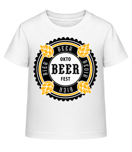 Oktobeer Fest - T-shirt shirtinator Enfant - Blanc - Devant