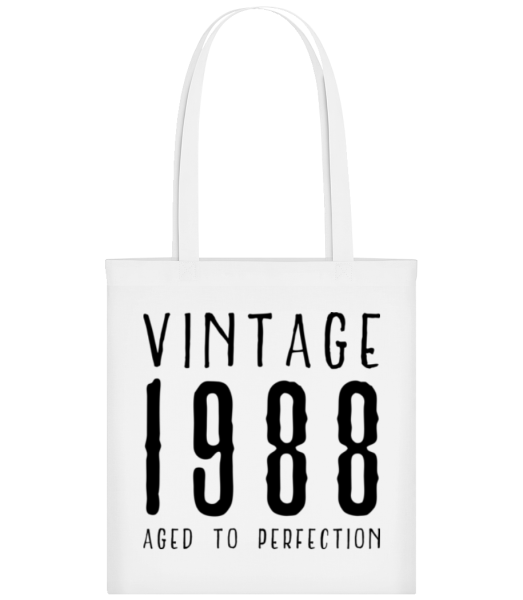 Vintage 1988 Aged To Perfection - Tote Bag - Blanc - Devant