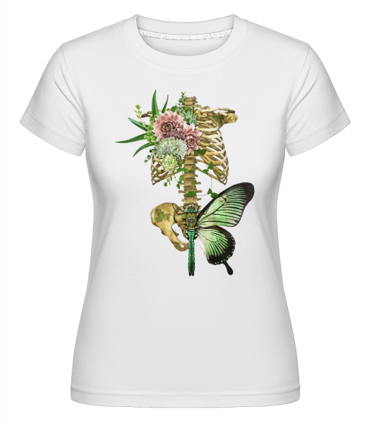 Colonne Vertébrale -  T-shirt Shirtinator femme - Blanc - Vorn