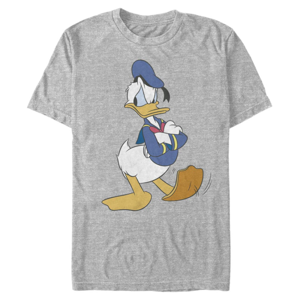 Disney - Mickey Mouse - Donald Duck Traditional Donald - Homme T-shirt - Gris chiné - Devant