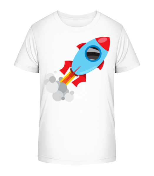 Superhero Rocket - T-shirt bio Enfant Stanley Stella - Blanc - Devant