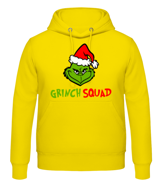 Grinch Squad - Sweat à capuche Homme - Jaune - Devant