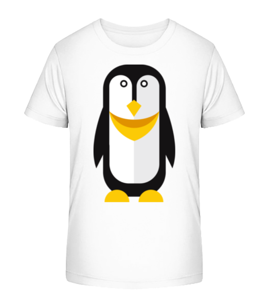 Pingouin Comic - T-shirt bio Enfant Stanley Stella - Blanc - Devant