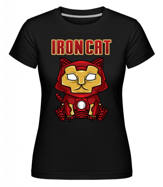 Iron Cat -  T-shirt Shirtinator femme - Noir - Devant
