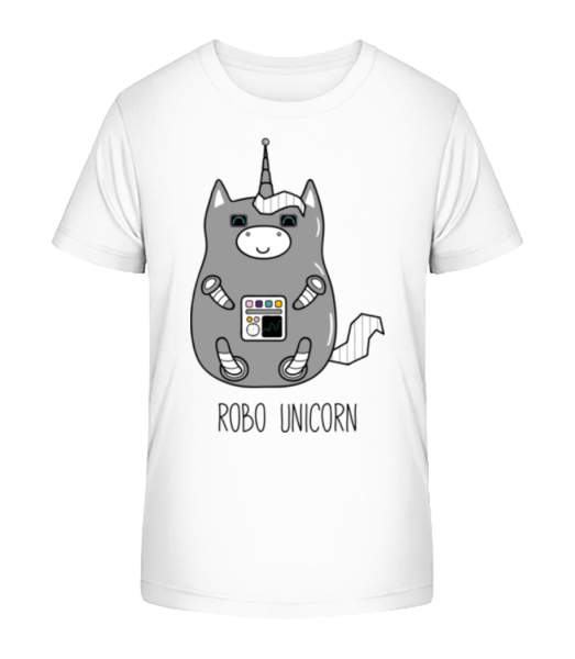 Robo Unicorn - T-shirt bio Enfant Stanley Stella - Blanc - Devant