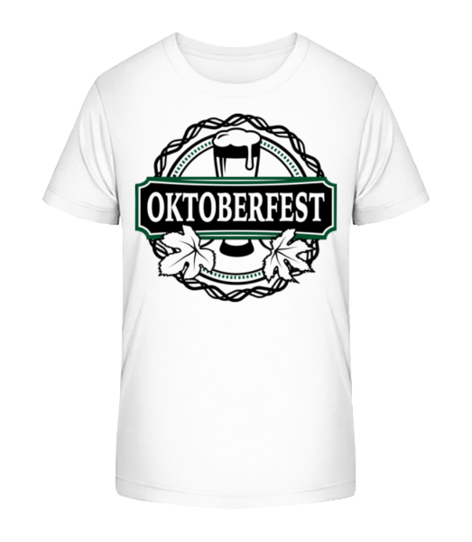 Oktoberfest - T-shirt bio Enfant Stanley Stella - Blanc - Devant