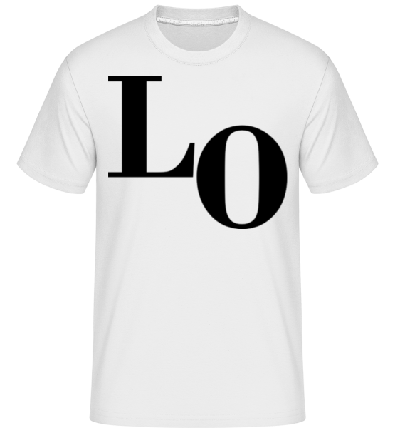 Lo -  T-Shirt Shirtinator homme - Blanc - Devant