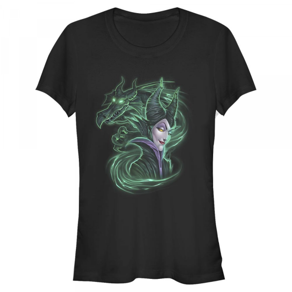Disney - Sleeping Beauty - Maleficent Dark Magic - Femme T-shirt - Noir - Devant