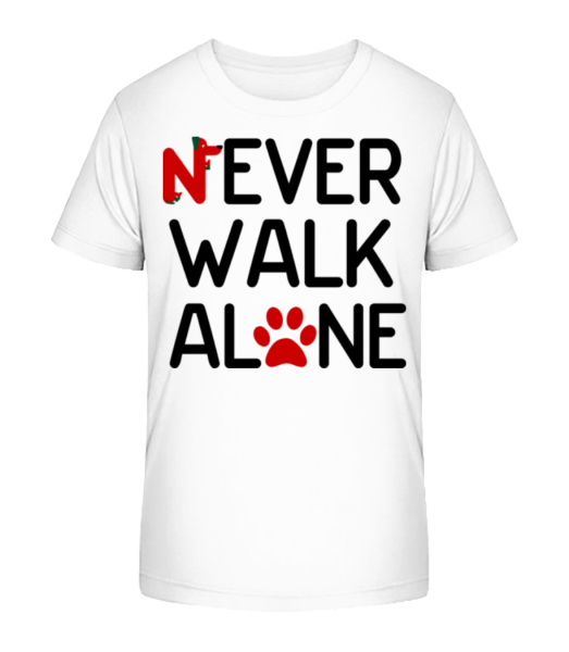 Never Walk Alone - T-shirt bio Enfant Stanley Stella - Blanc - Devant