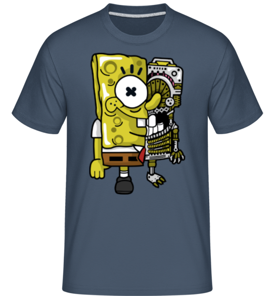 Spongebob -  T-Shirt Shirtinator homme - Bleu denim - Devant