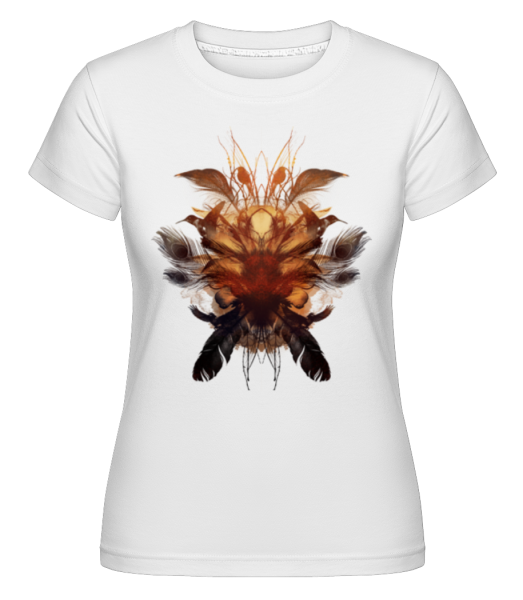 Nid D'Oiseau Plume -  T-shirt Shirtinator femme - Blanc - Devant