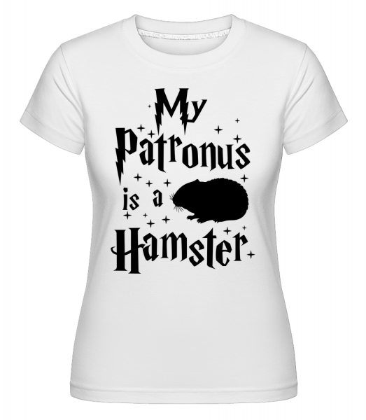 My Patronus Is A Hamster -  T-shirt Shirtinator femme - Blanc - Vorn