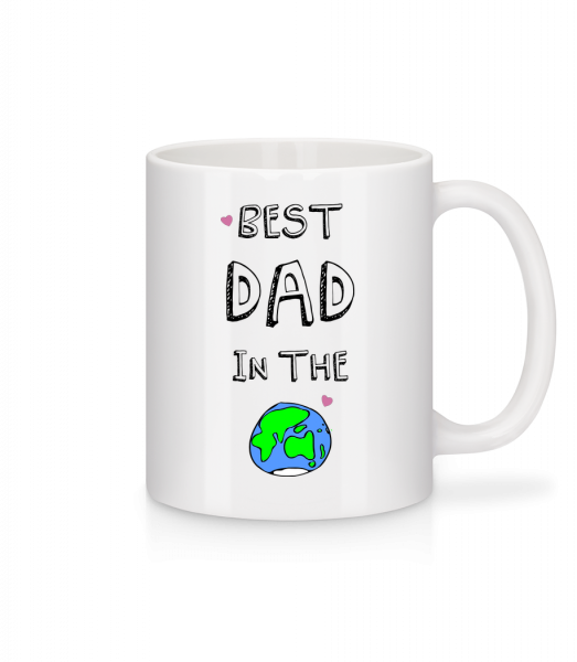 Worlds Best Dad - Mug en céramique blanc - Blanc - Vorn