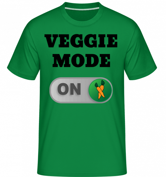Veggie Mode On - Carrote -  T-Shirt Shirtinator homme - Vert irlandais - Vorn