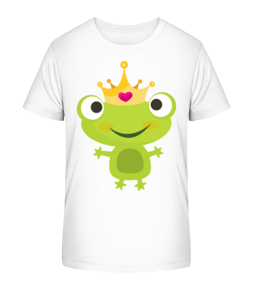 Princess Frog - T-shirt bio Enfant Stanley Stella - Blanc - Devant