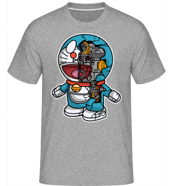 Doraemon -  T-Shirt Shirtinator homme - Gris chiné - Devant