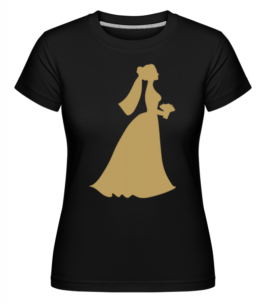 Mariée Comic -  T-shirt Shirtinator femme - Noir - Vorn