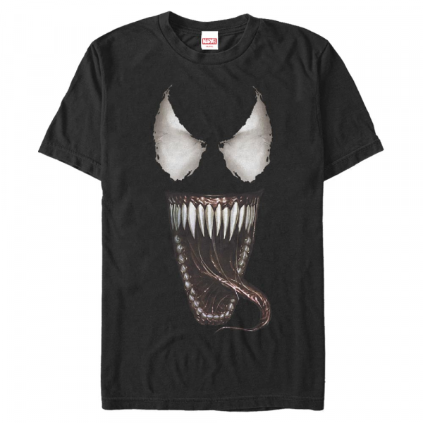 Marvel - Venom Mouth Open - Halloween - Homme T-shirt - Noir - Devant