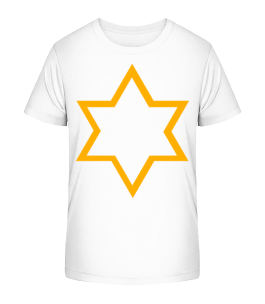 Star Icon Yellow - T-shirt bio Enfant Stanley Stella - Blanc - Devant