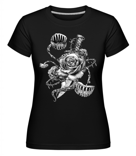 Carnivorous Roses -  T-shirt Shirtinator femme - Noir - Vorn