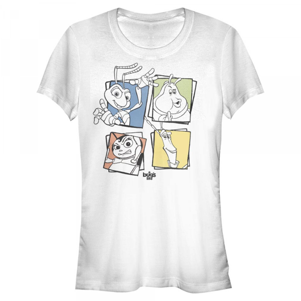 Pixar - 1001 pattes - Skupina Four Up - Femme T-shirt - Blanc - Devant