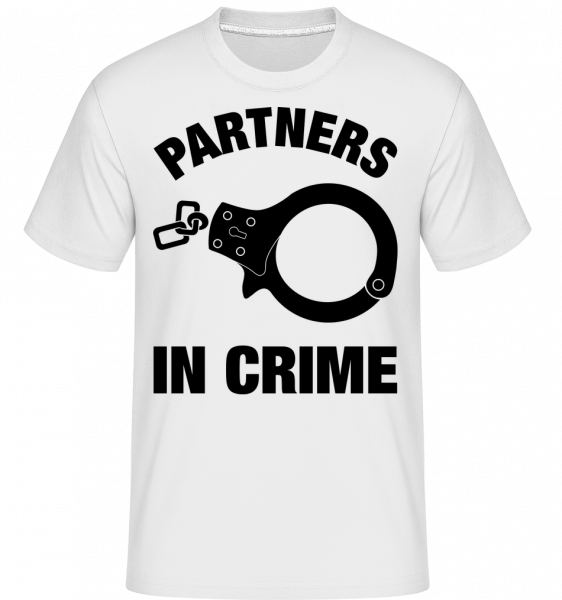 Partners In Crime -  T-Shirt Shirtinator homme - Blanc - Vorn