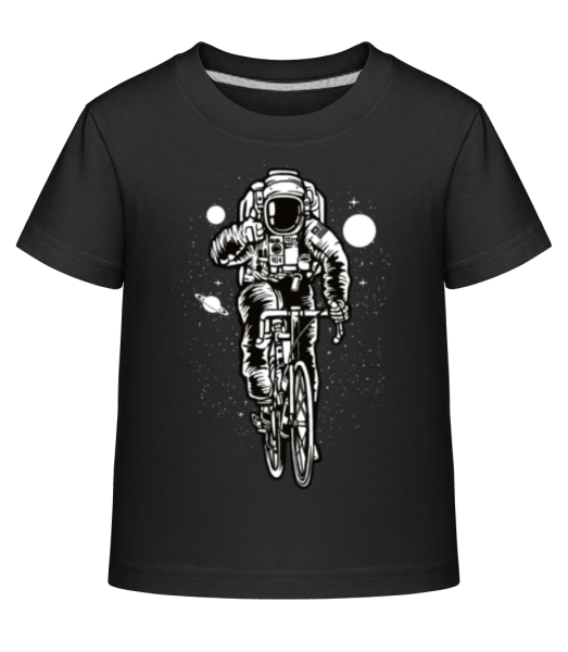 Astronaut Bicycle - T-shirt shirtinator Enfant - Noir - Devant