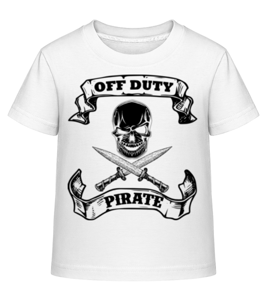 Off Duty Pirate - T-shirt shirtinator Enfant - Blanc - Devant