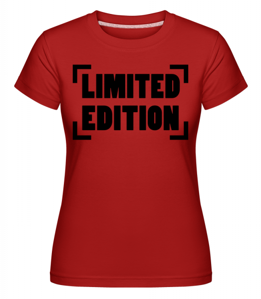 Limited Edition Logo -  T-shirt Shirtinator femme - Rouge - Vorn