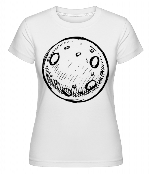 Lune -  T-shirt Shirtinator femme - Blanc - Vorn