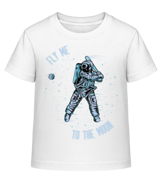 Fly Me To The Moon - T-shirt shirtinator Enfant - Blanc - Devant