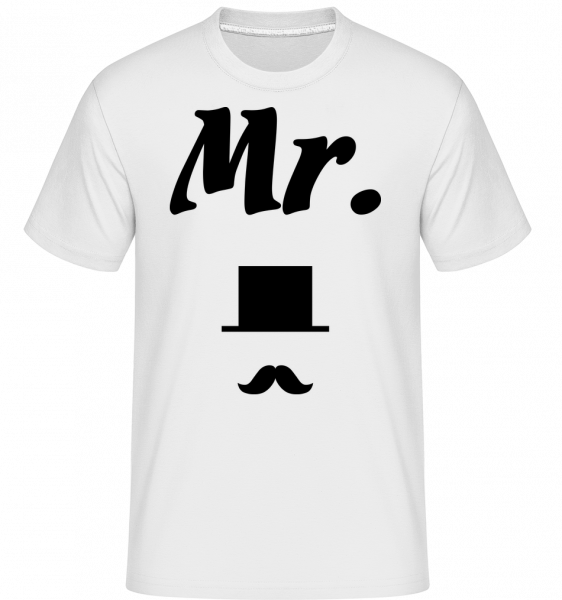Mr. Wedding -  T-Shirt Shirtinator homme - Blanc - Vorn