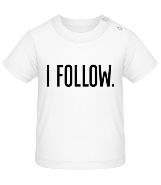 I Follow - T-shirt Bébé - Blanc - Devant