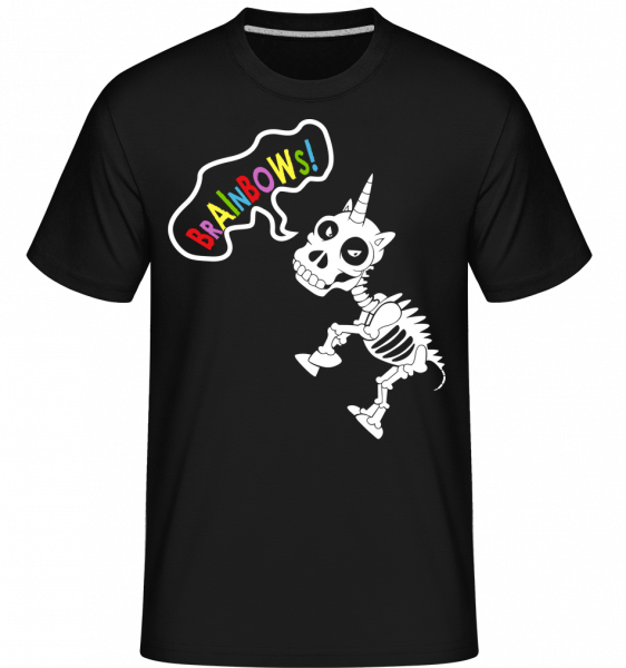 Dead Unicorn Rainbows -  T-Shirt Shirtinator homme - Noir - Vorn