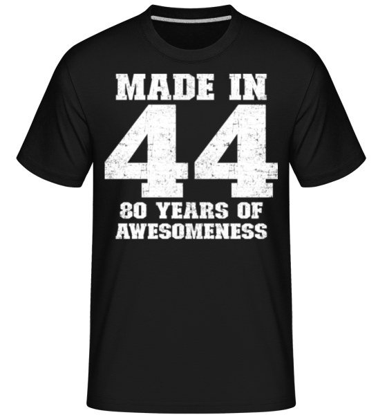 80 Years Of Awesomeness -  T-Shirt Shirtinator homme - Noir - Devant