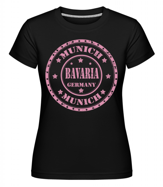 Munich Bavaria -  T-shirt Shirtinator femme - Noir - Vorn