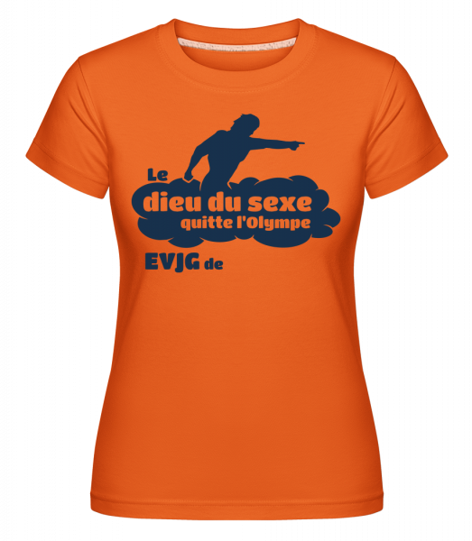 Dieu Du Sexe -  T-shirt Shirtinator femme - Orange - Vorn