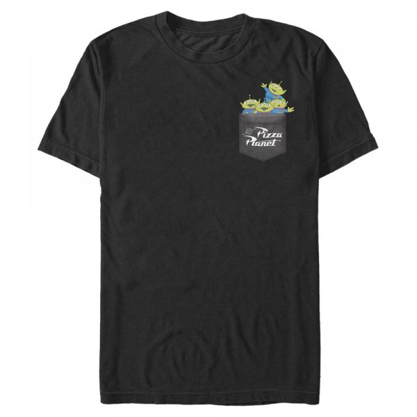 Pixar - Toy Story - Aliens Alien Pocket - Homme T-shirt - Noir - Devant