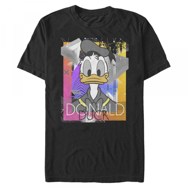 Disney Classics - Mickey Mouse - Donald Duck Eighties Duck - Homme T-shirt - Noir - Devant