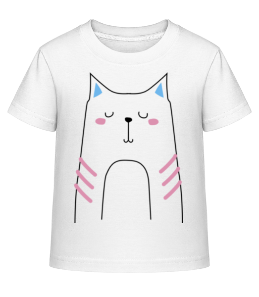 Chat Mignon - T-shirt shirtinator Enfant - Blanc - Devant