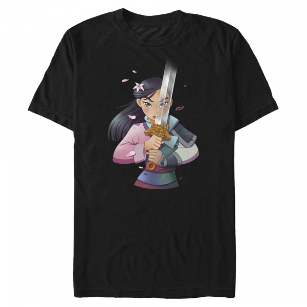 Disney - Mulan - Mulan Anime - Homme T-shirt - Noir - Devant