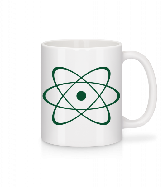 Symbole D'Un Atome - Mug en céramique blanc - Blanc - Vorn