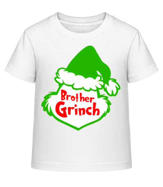 Brother Grinch - T-shirt shirtinator Enfant - Blanc - Devant