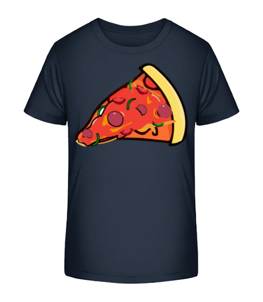 Pizza Slice - T-shirt bio Enfant Stanley Stella - Bleu marine - Devant