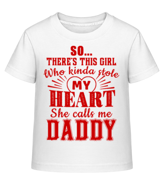 She Calls Me Daddy - T-shirt shirtinator Enfant - Blanc - Devant