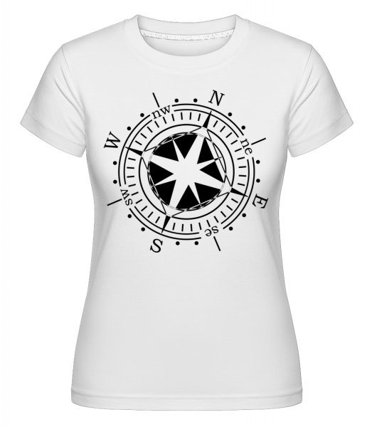 Boussole -  T-shirt Shirtinator femme - Blanc - Vorn