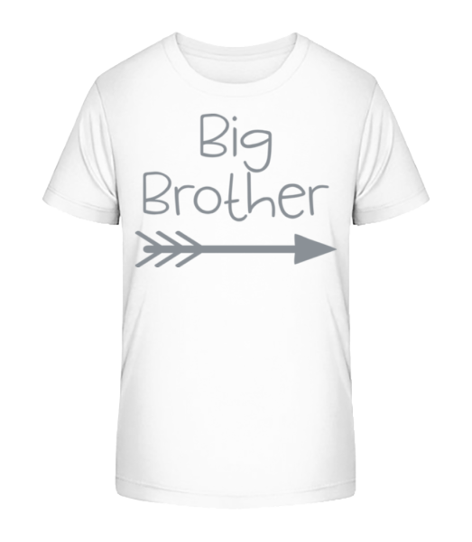 Big Brother - T-shirt bio Enfant Stanley Stella - Blanc - Devant