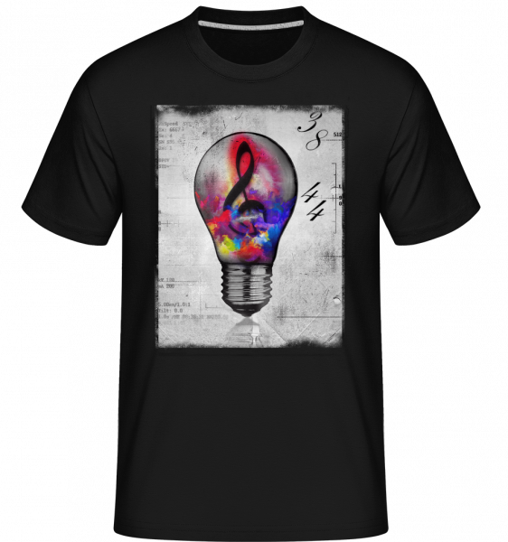 Ampoule Coloré -  T-Shirt Shirtinator homme - Noir - Vorn