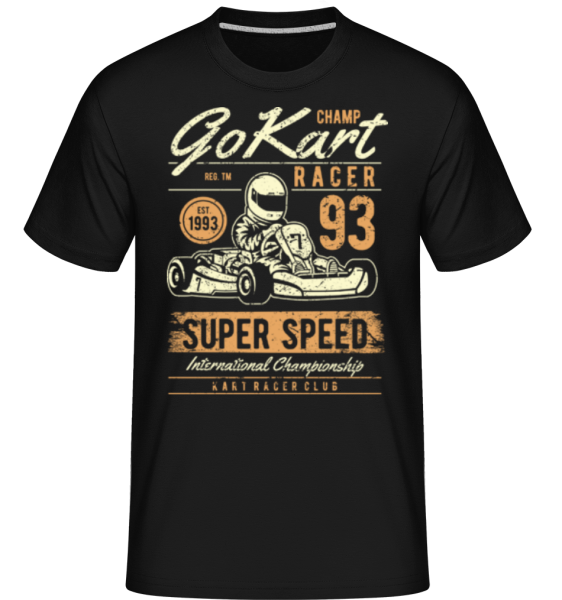 Go Kart Racer -  T-Shirt Shirtinator homme - Noir - Devant