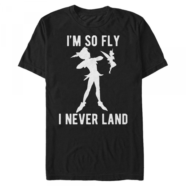 Disney - Peter Pan - Petr Pan & Tink So Very Fly - Homme T-shirt - Noir - Devant